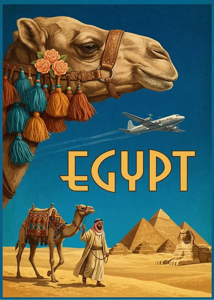 Bienvenue en Égypte Fine Artic