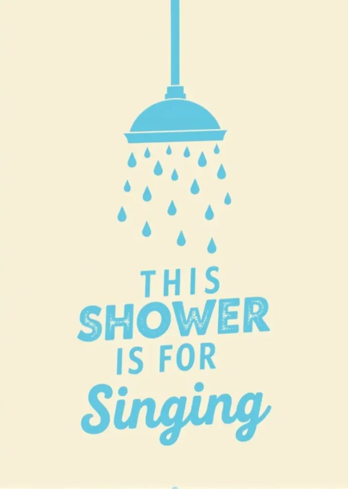 Cette douche est faite pour chanter Fine Artic