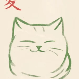 Chat japonais Fine Artic