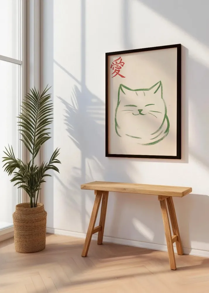 Chat japonais Fine Artic