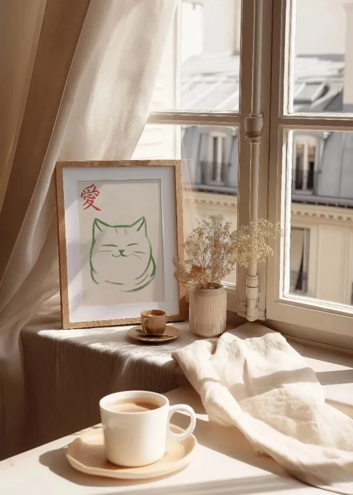Chat japonais Fine Artic
