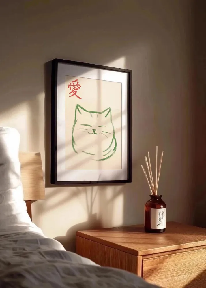Chat japonais Fine Artic
