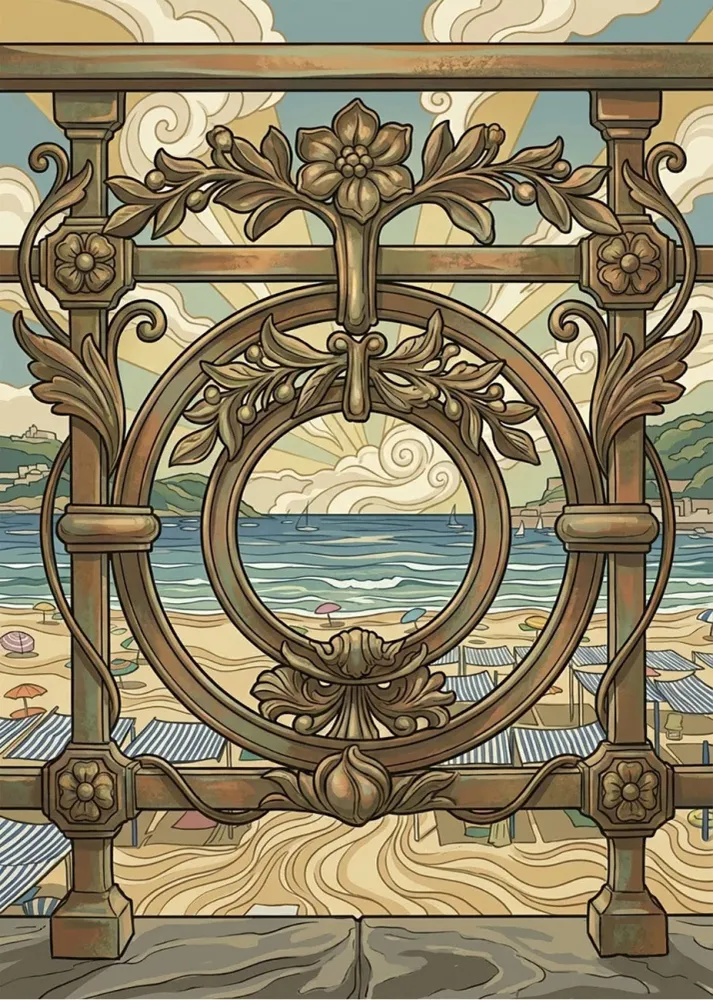 La Concha de Donostia - Art nouveau Fine Artic