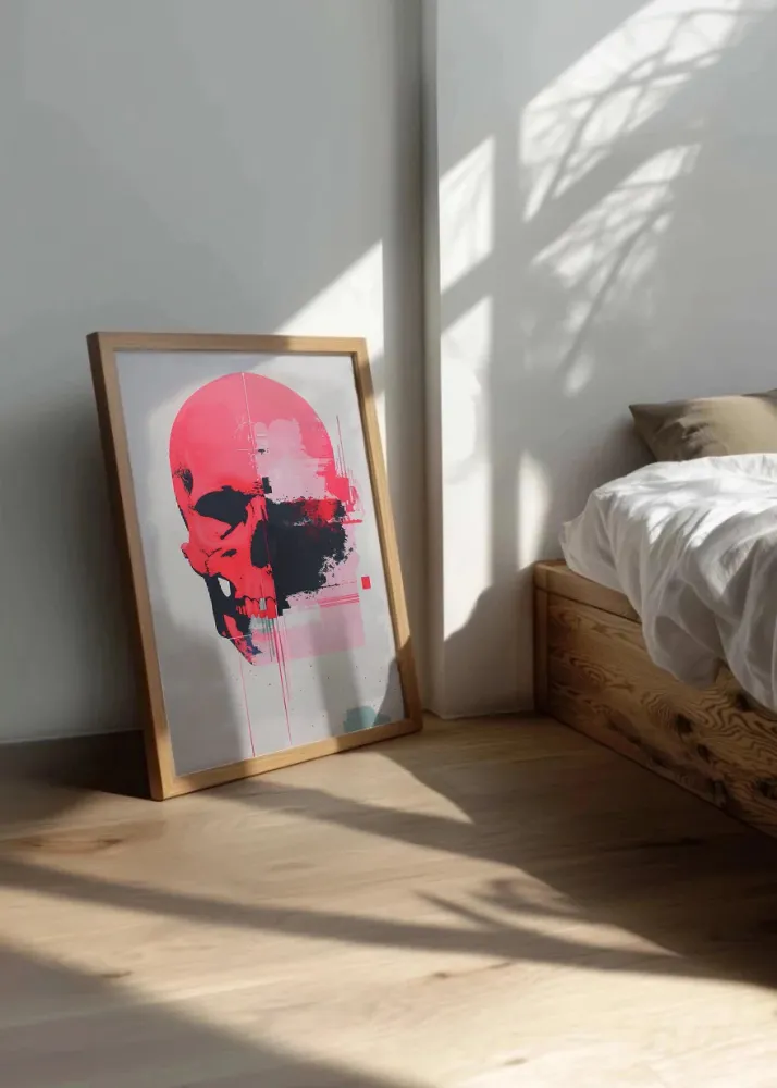 Crâne rose Fine Artic