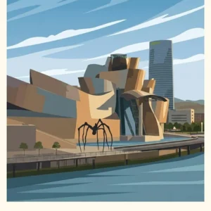 Guggenheim de Bilbao - Affiche Fine Artic