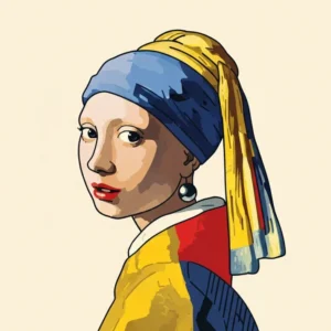 Jeune fille à la perle Bauhaus Fine Artic