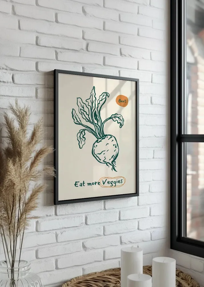 Mangez plus de légumes - Décoration de cuisine Fine Artic