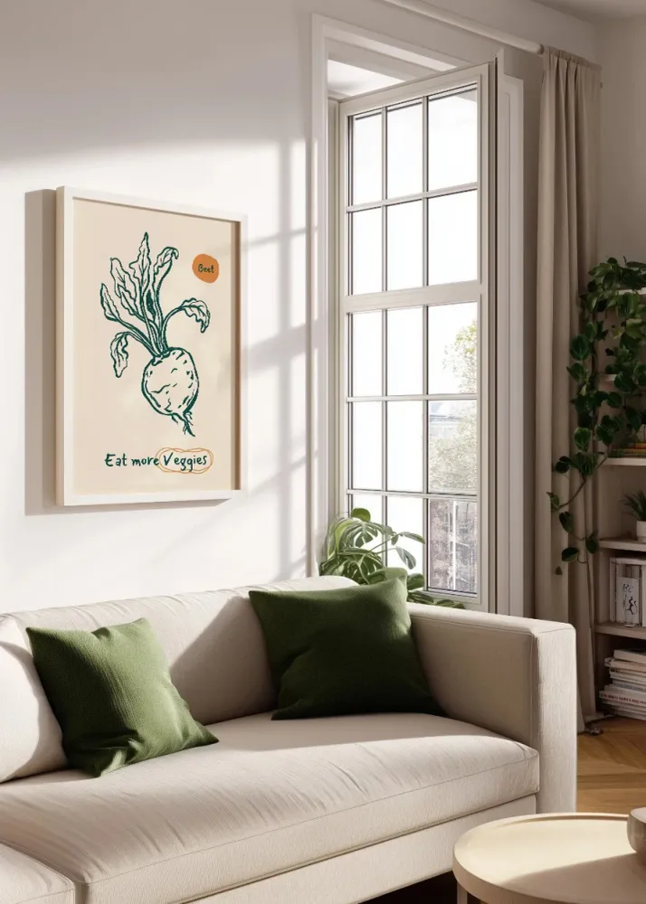 Mangez plus de légumes - Décoration de cuisine Fine Artic