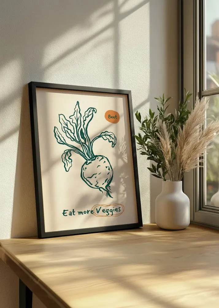 Mangez plus de légumes - Décoration de cuisine Fine Artic