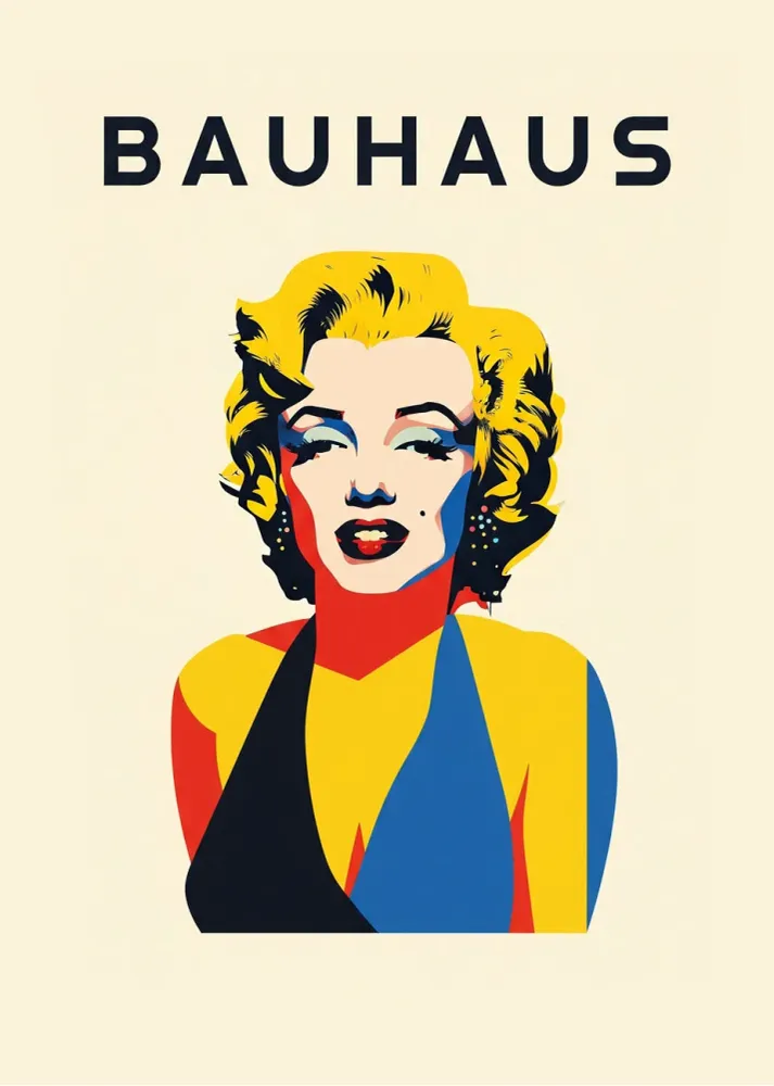 Marilyn Monroe Bauhaus Fine Artic