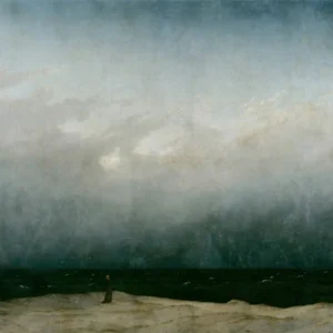 Moine au bord de la mer (Friedrich) Fine Artic