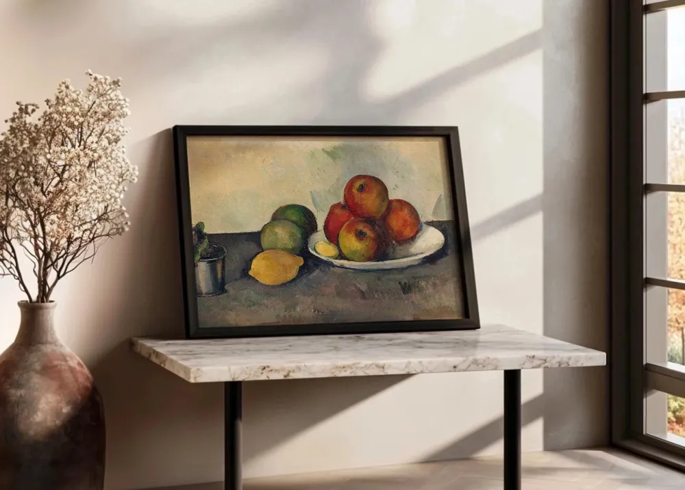 Nature morte aux pommes (Cezanne) Fine Artic