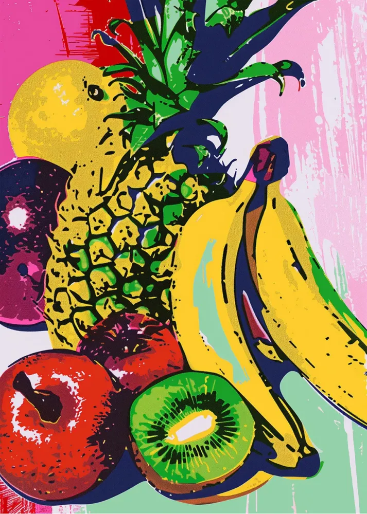 Nature morte de fruits aux couleurs pastel Fine Artic