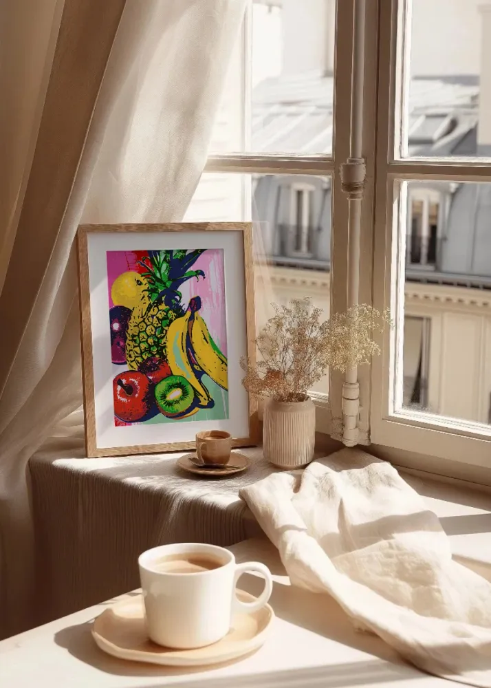 Nature morte de fruits aux couleurs pastel Fine Artic