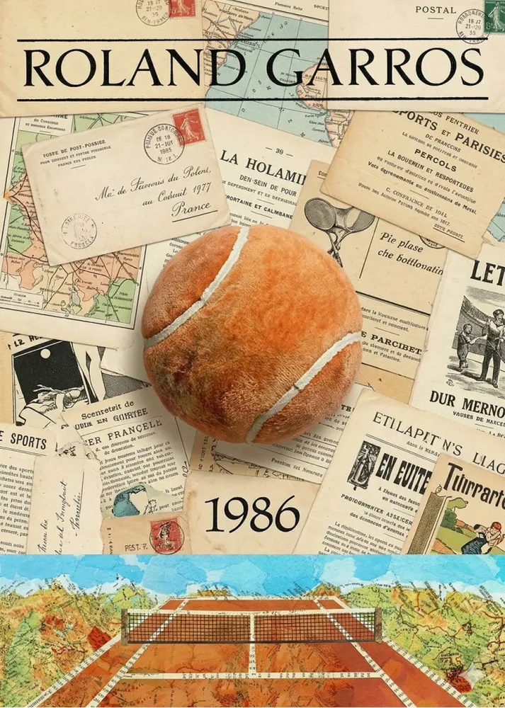 Roland Garros 1986 Fine Artic