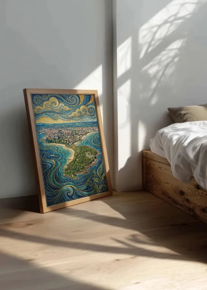 Santander péninsule de la Magdalena - Art nouveau Fine Artic