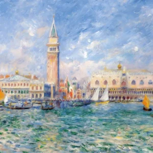 Vue de Venise - Le palais des Doges (Renoir) Fine Artic