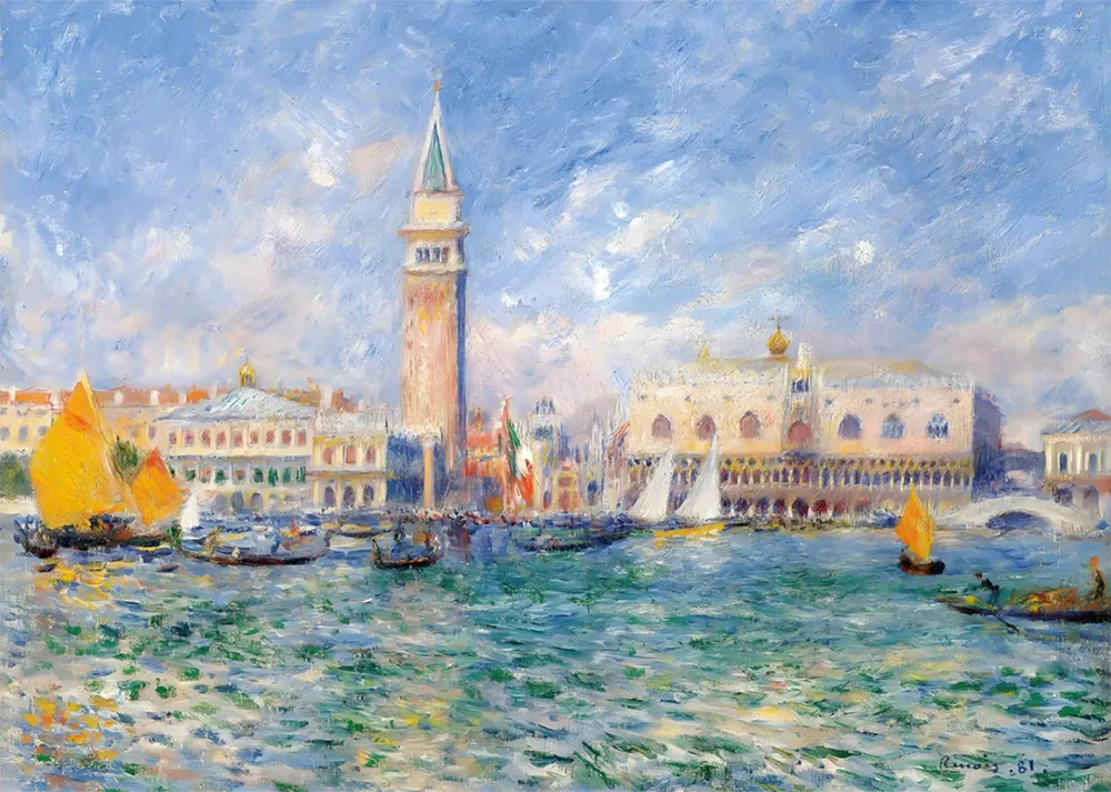 Vue de Venise - Le palais des Doges (Renoir) Fine Artic
