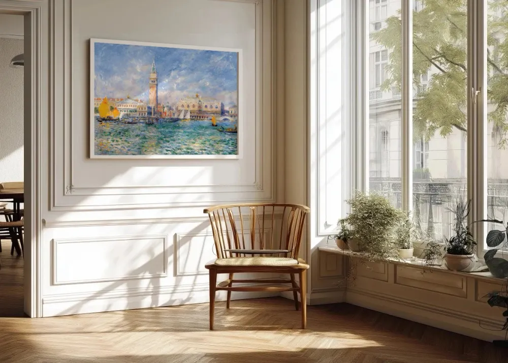Vue de Venise - Le palais des Doges (Renoir) Fine Artic