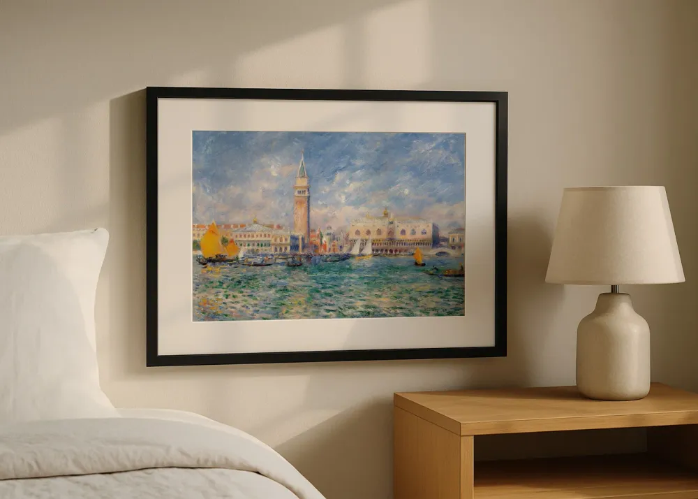 Vue de Venise - Le palais des Doges (Renoir) Fine Artic
