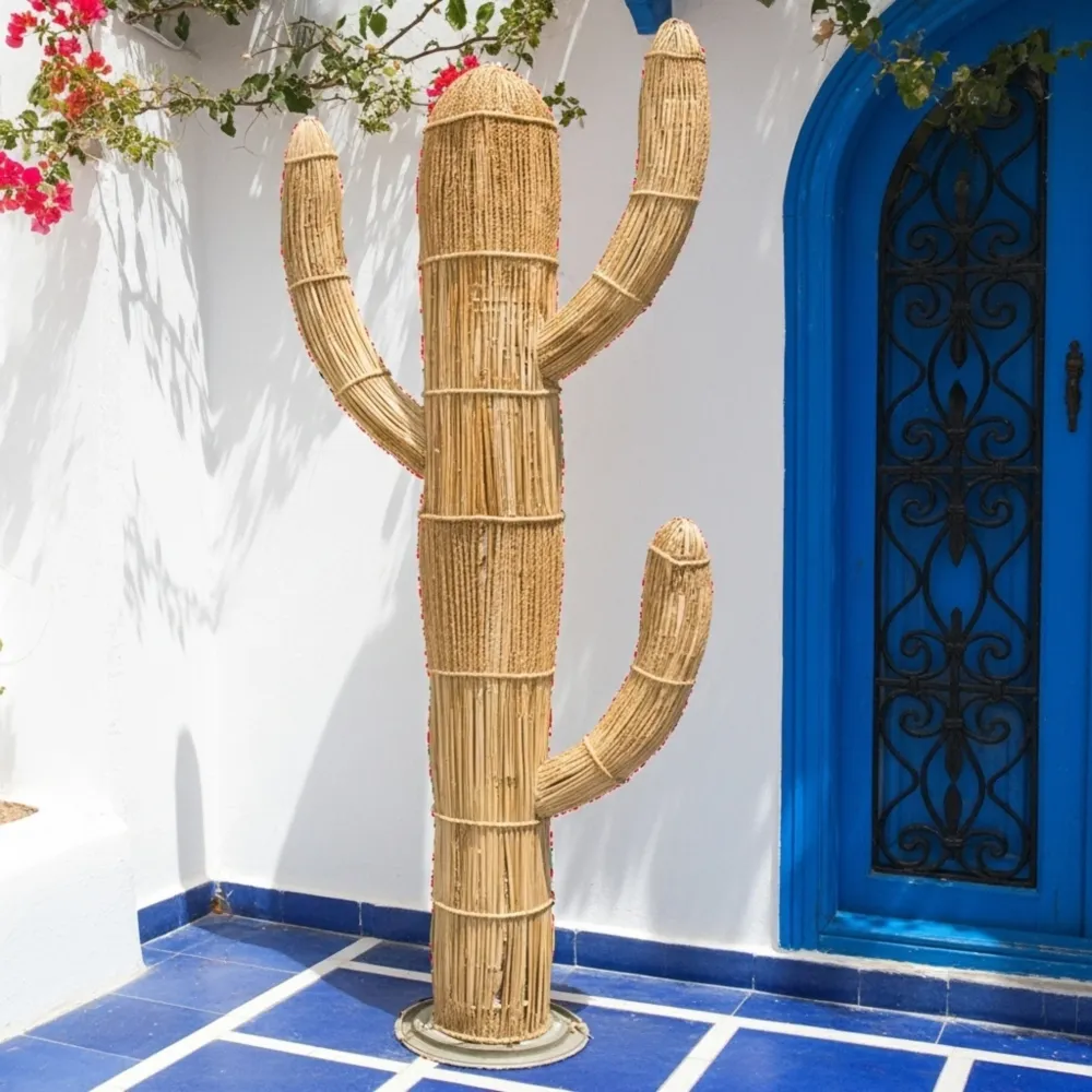Cactus décoratif de coin fibres de palmier Fiolla Home