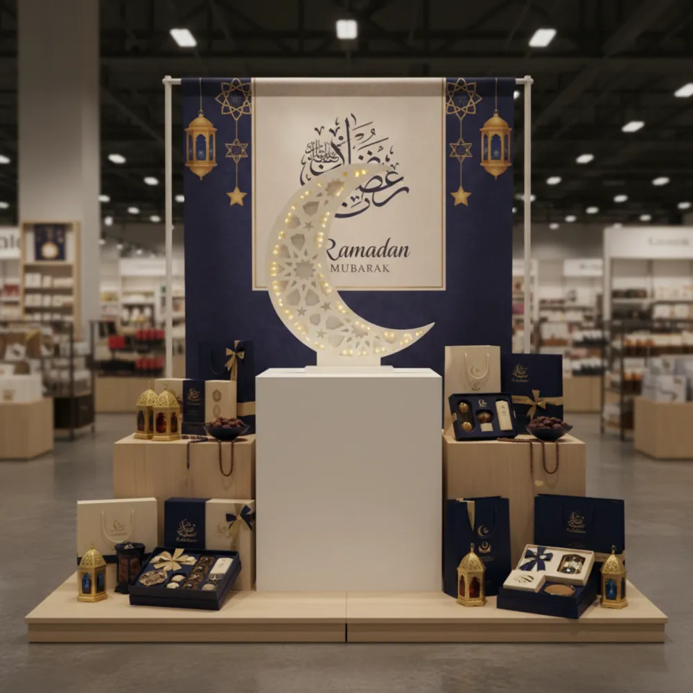 Hilal Lumineux Grand Format – Déco Ramadan Tunisie XXL Fiolla Home