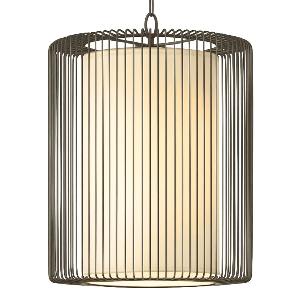 Suspension Cylindrique Côtelée | Design Moderne Minimaliste | Tunisie Fiolla Home