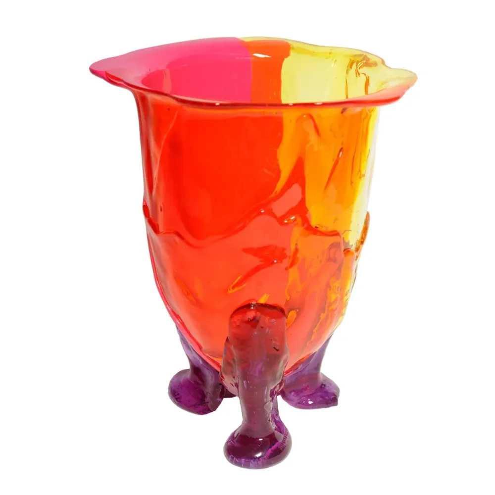 Vase Amazonia Yellow, Orange, Fuchsia, Lilac par Gaetano Pesce - Fish Design S