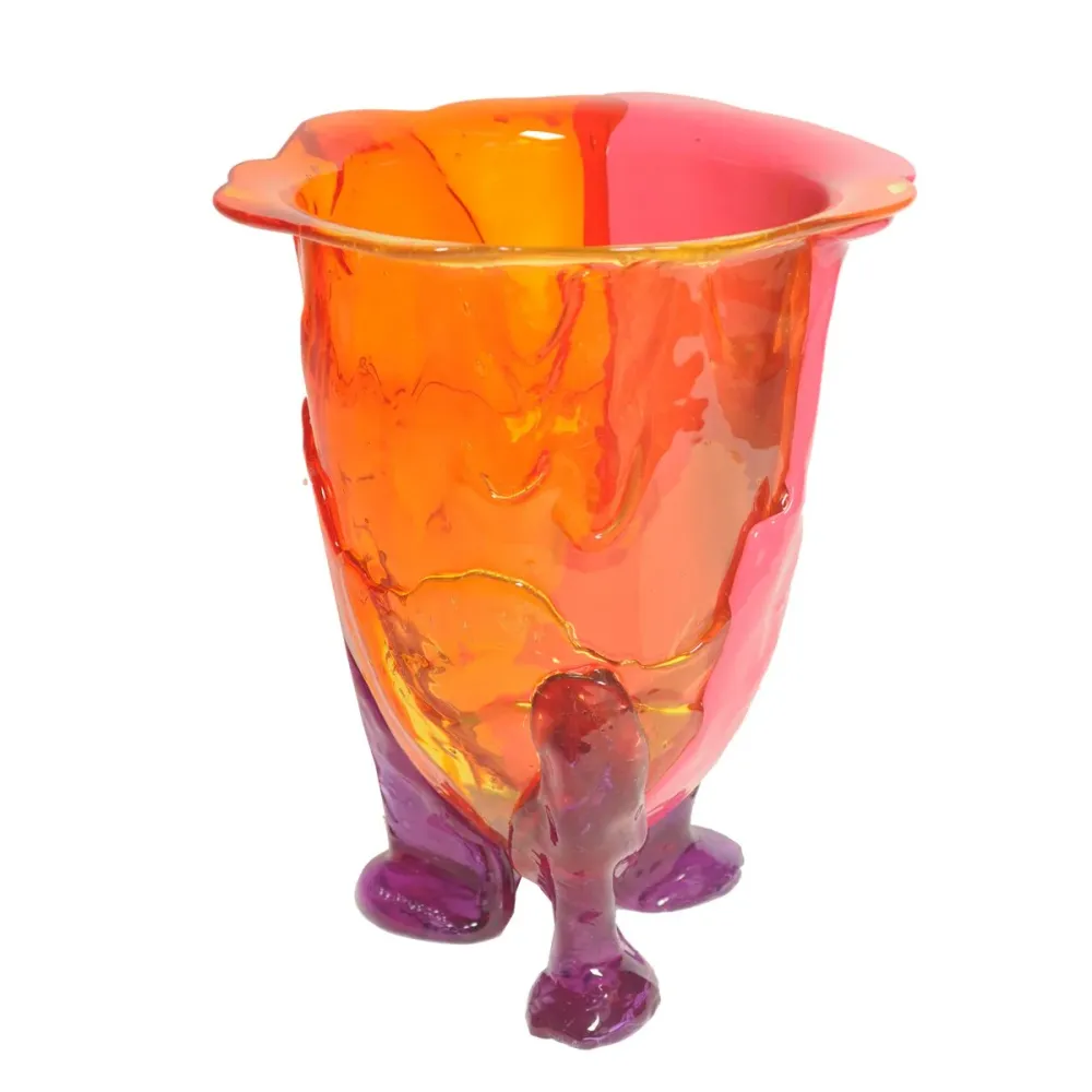Vase Amazonia Yellow, Orange, Fuchsia, Lilac par Gaetano Pesce - Fish Design S