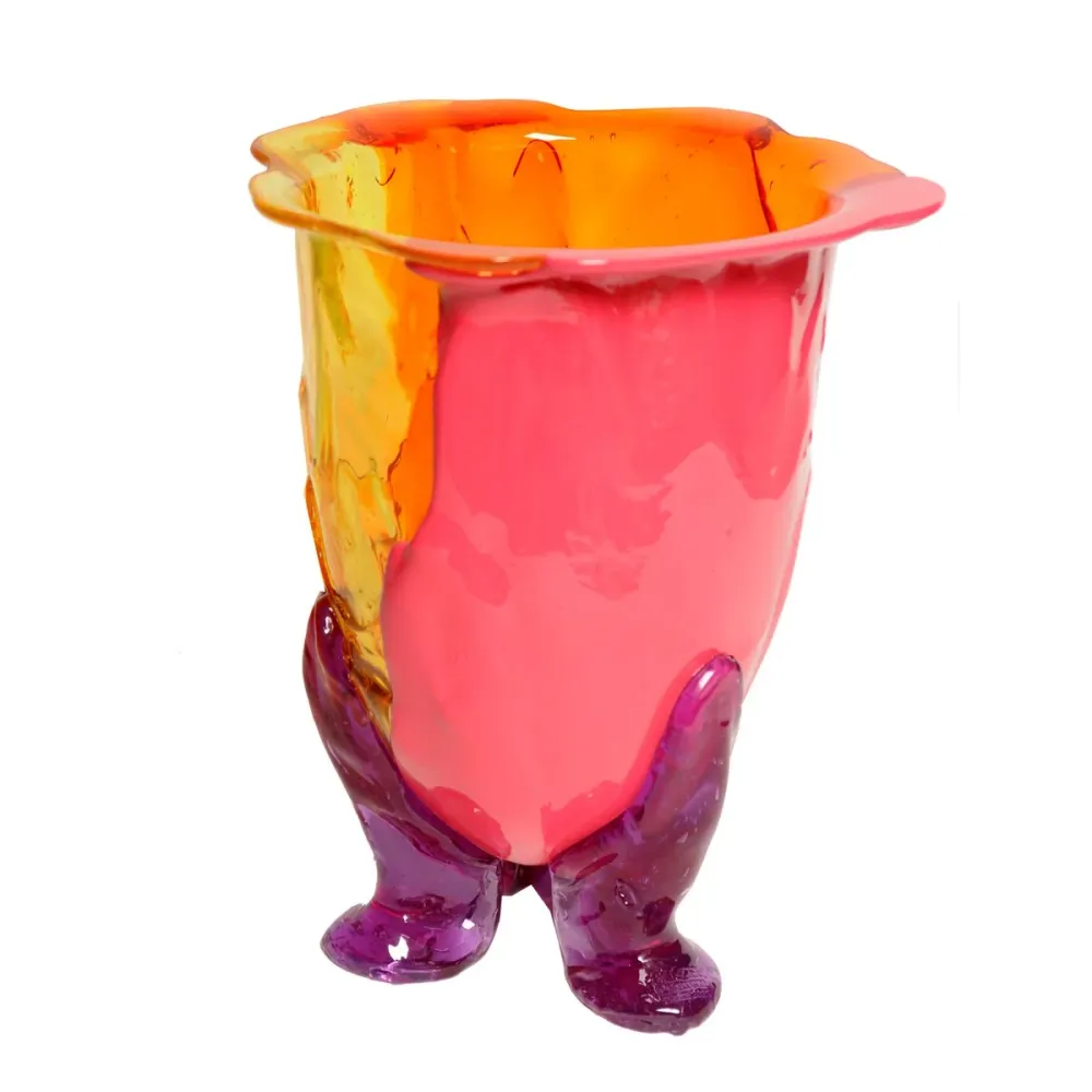Vase Amazonia Yellow, Orange, Fuchsia, Lilac par Gaetano Pesce - Fish Design S