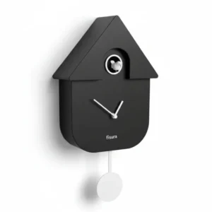 FISURA - Horloge CUCKOO Noir