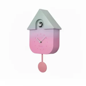 FISURA - Horloge CUCKOO Turquoise/Rose