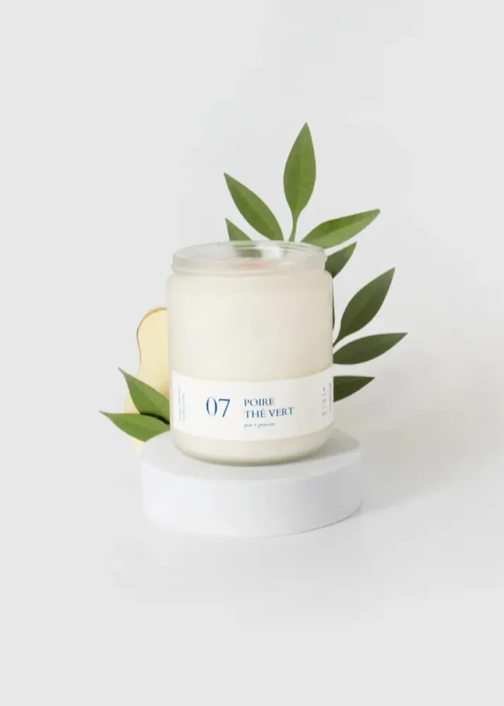 Bougie crépitante Flambette 07 - Poire + Thé vert 4oz