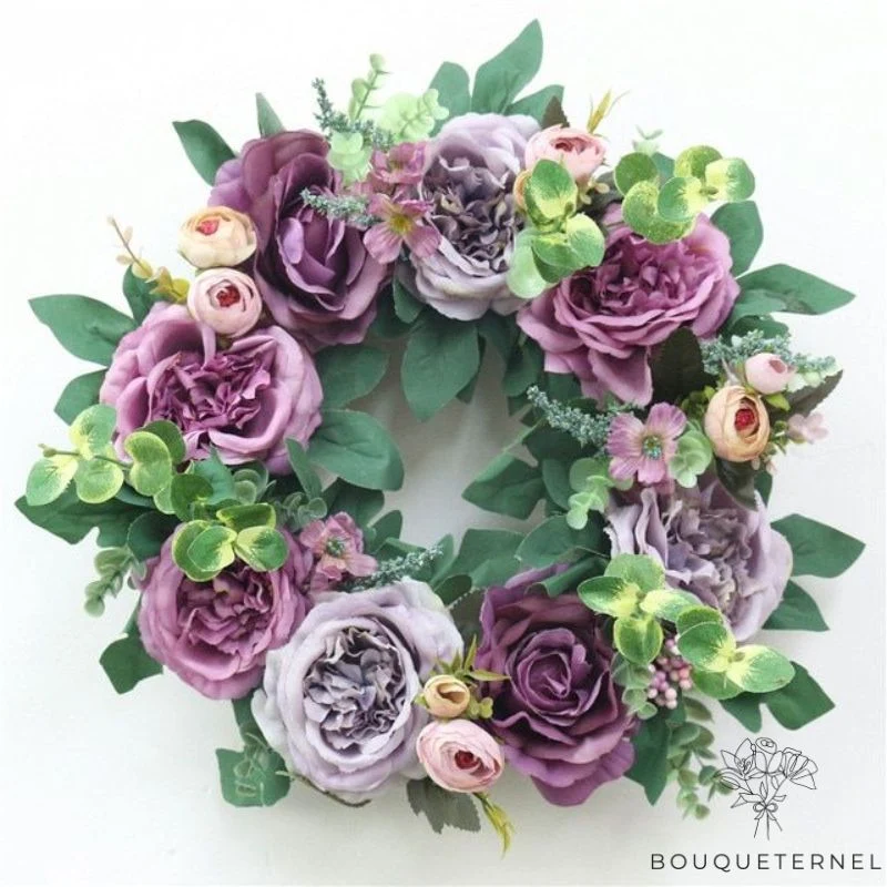 Fleurs en Couronne de Deuil