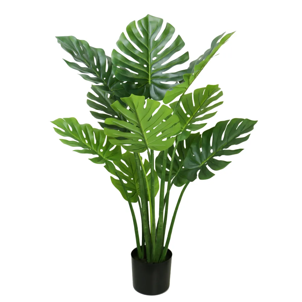 Plante d'arbre à feuilles de bonsaï Monstera réaliste Flower 4 You