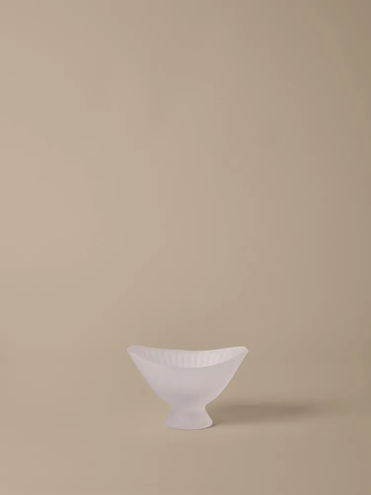 Fountain Glass Bowl - Small - Frosted