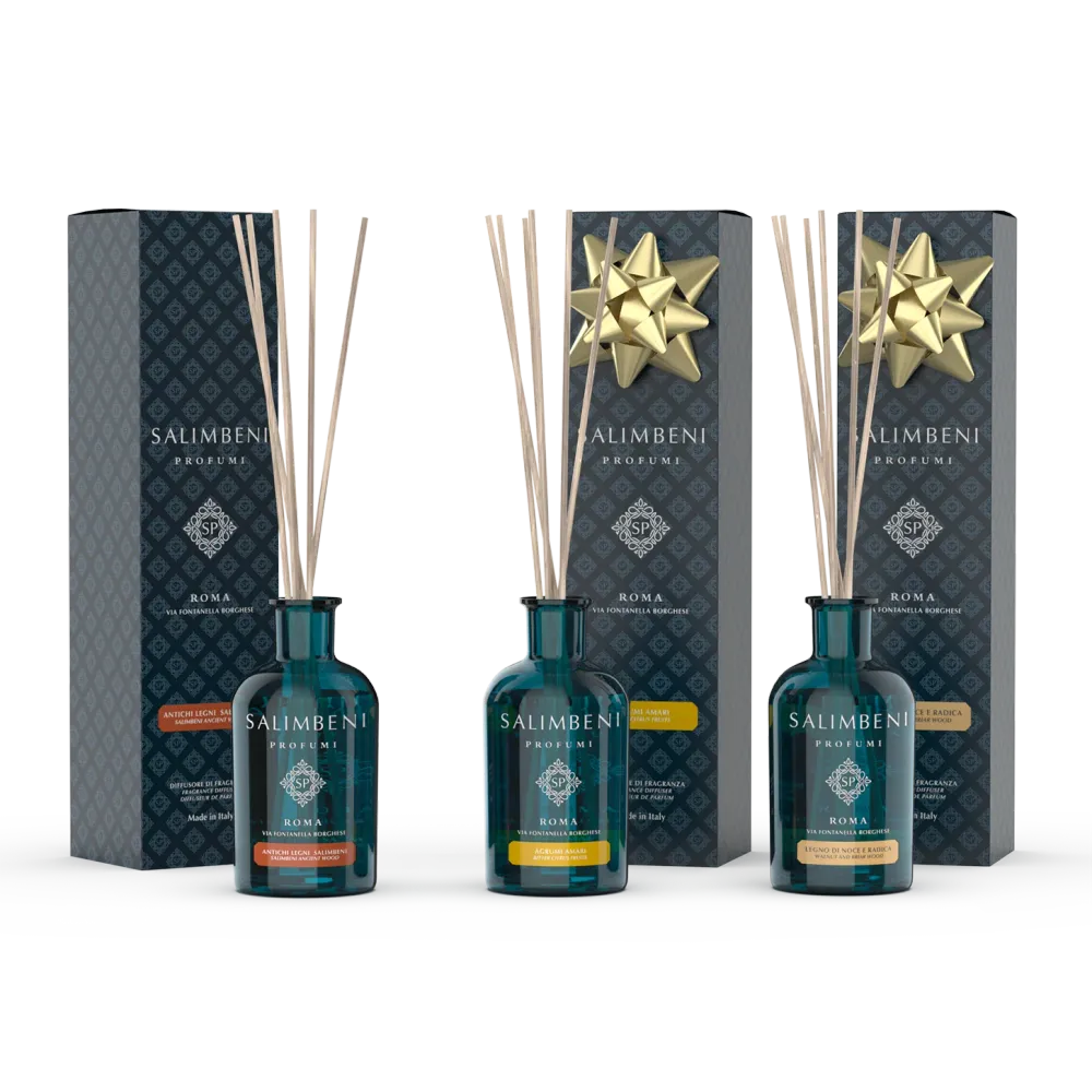 3 Fragrances (Bois Anciens Salimbeni 100 ml + Agrumes Amers 100 ml + Bois de Noyer et Bruyère 100 ml)