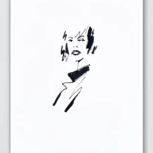 FRED JOURDAIN Affiche Croquis