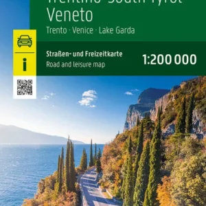 Carte routière - Tyrol du Sud, Trentin & Vénétie | Freytag & Berndt