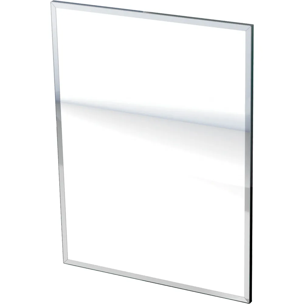 Miroir série Stock, cadre plat, 45,7 cm (L) x 91,4 cm (l) Frost
