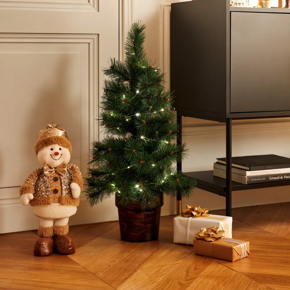 Férérics et arbre de Noël de Noël - Ø50xh100cm - Décoration de Noël - vert