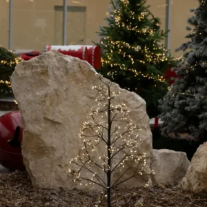 Férérics et arbre de Noël de Noël - Ø50xh100cm - Décoration de Noël - vert