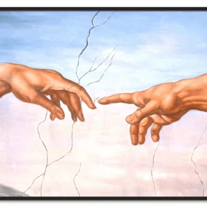 La Création d'Adam, détail - Michel-Ange Galerie Mont-Blanc