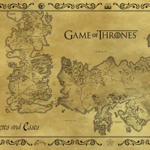 Game Thrones - Maxi Poster Carte antique