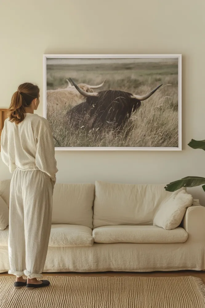 HIGHLAND SPIRIT, Oeuvre sur toile étirée Germain Larivière