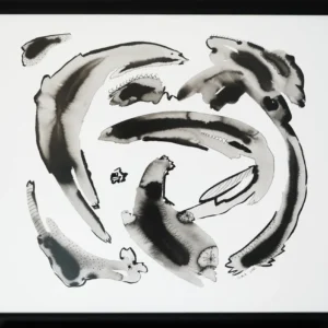 Peinture sur papier | Bêtes cosmiques Gina Vor