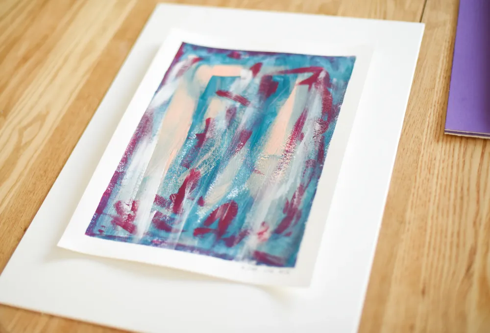 Peinture sur papier | Cascade 1 Gina Vor