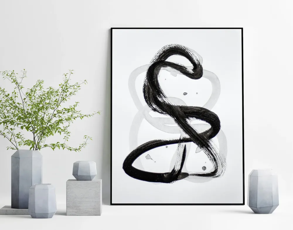 Peinture sur papier | Signe n°18 Gina Vor