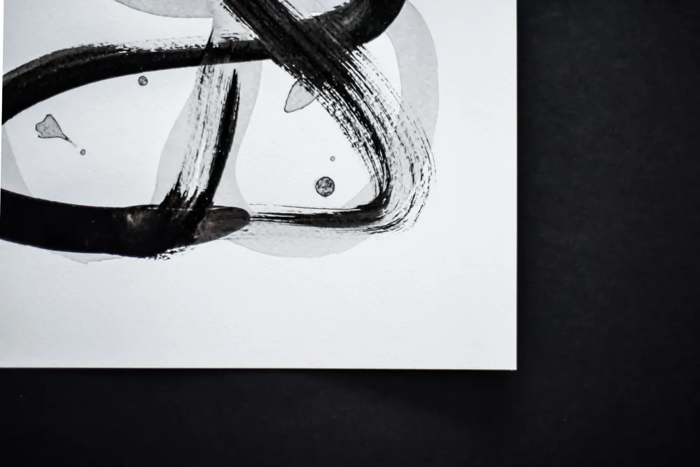 Peinture sur papier | Signe n°18 Gina Vor