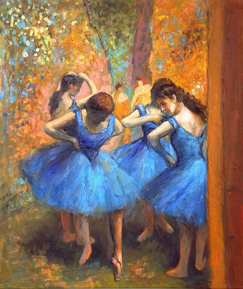 Danseuses bleues - Edgar Degas GMB-pre-migration